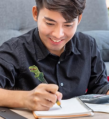 Miniatura 7 de Planet Pens Tyrannosaurus Rex - Bolígrafos divertidos y bonitos para niños, adolescentes y adultos, bolígrafo divertido para escritura escolar y