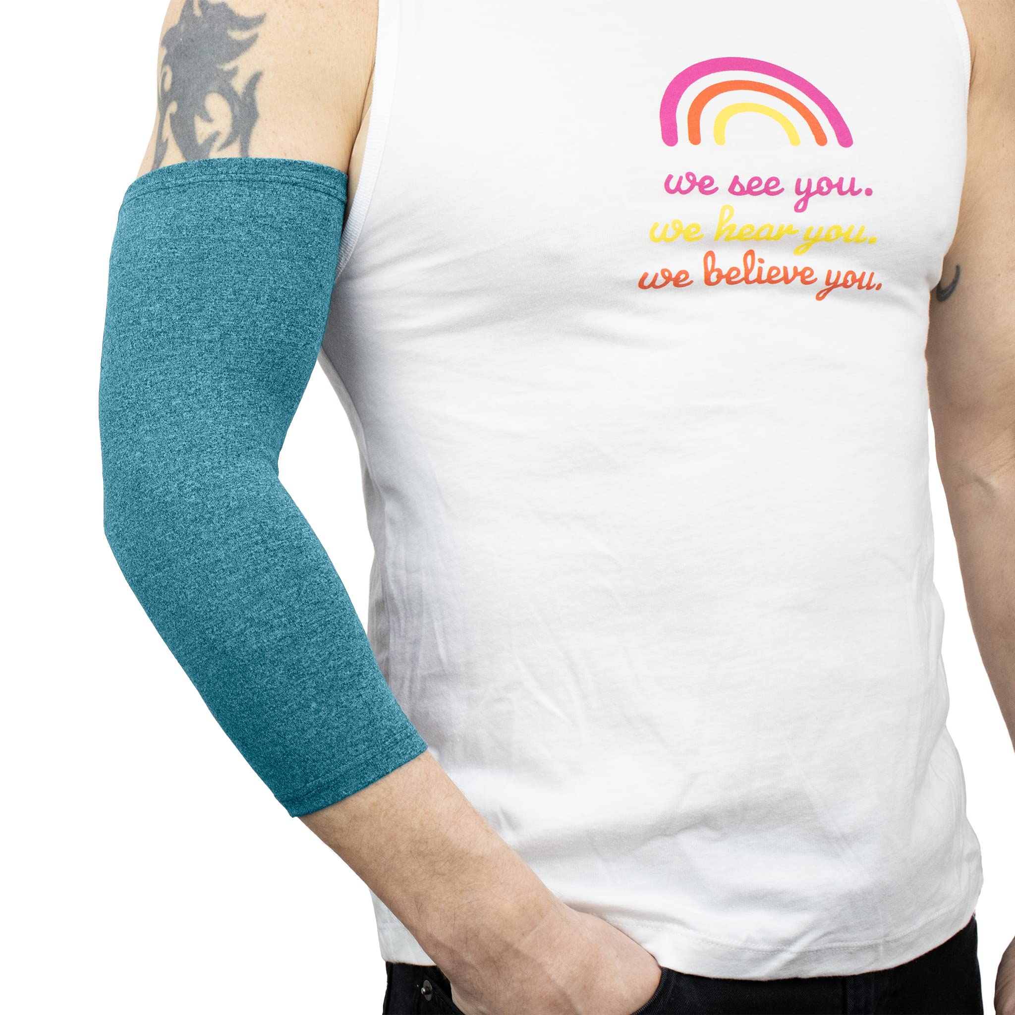 Spoonie Threads Unisex Support Sleeve 2-Pack PICC Line or CGM Cover