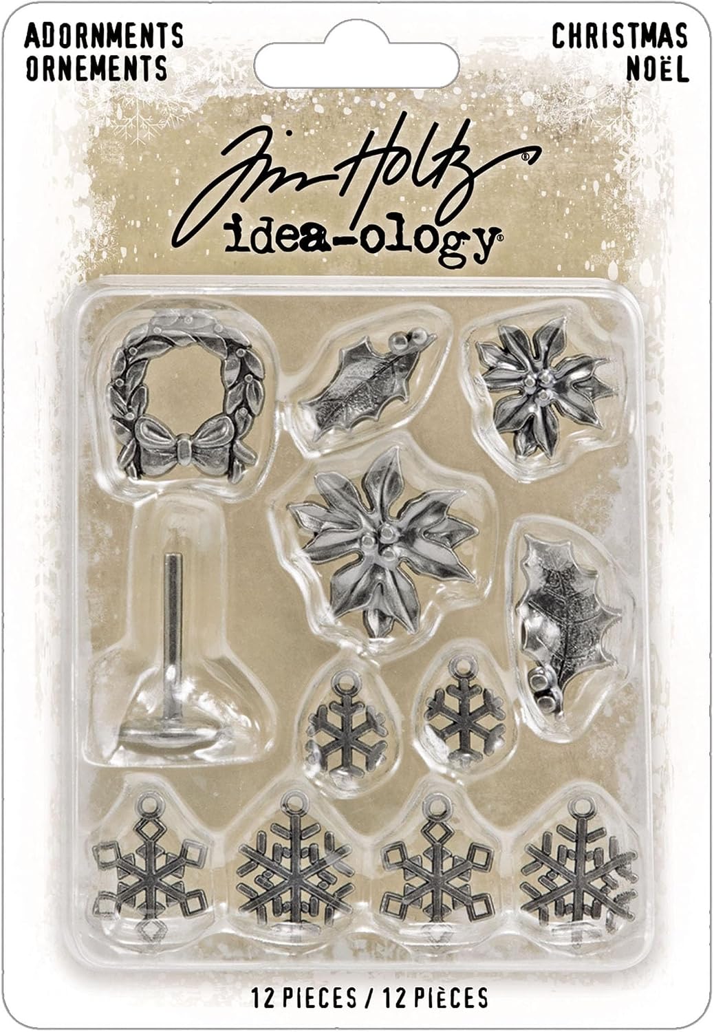 Tim Holtz Adornments - Christmas