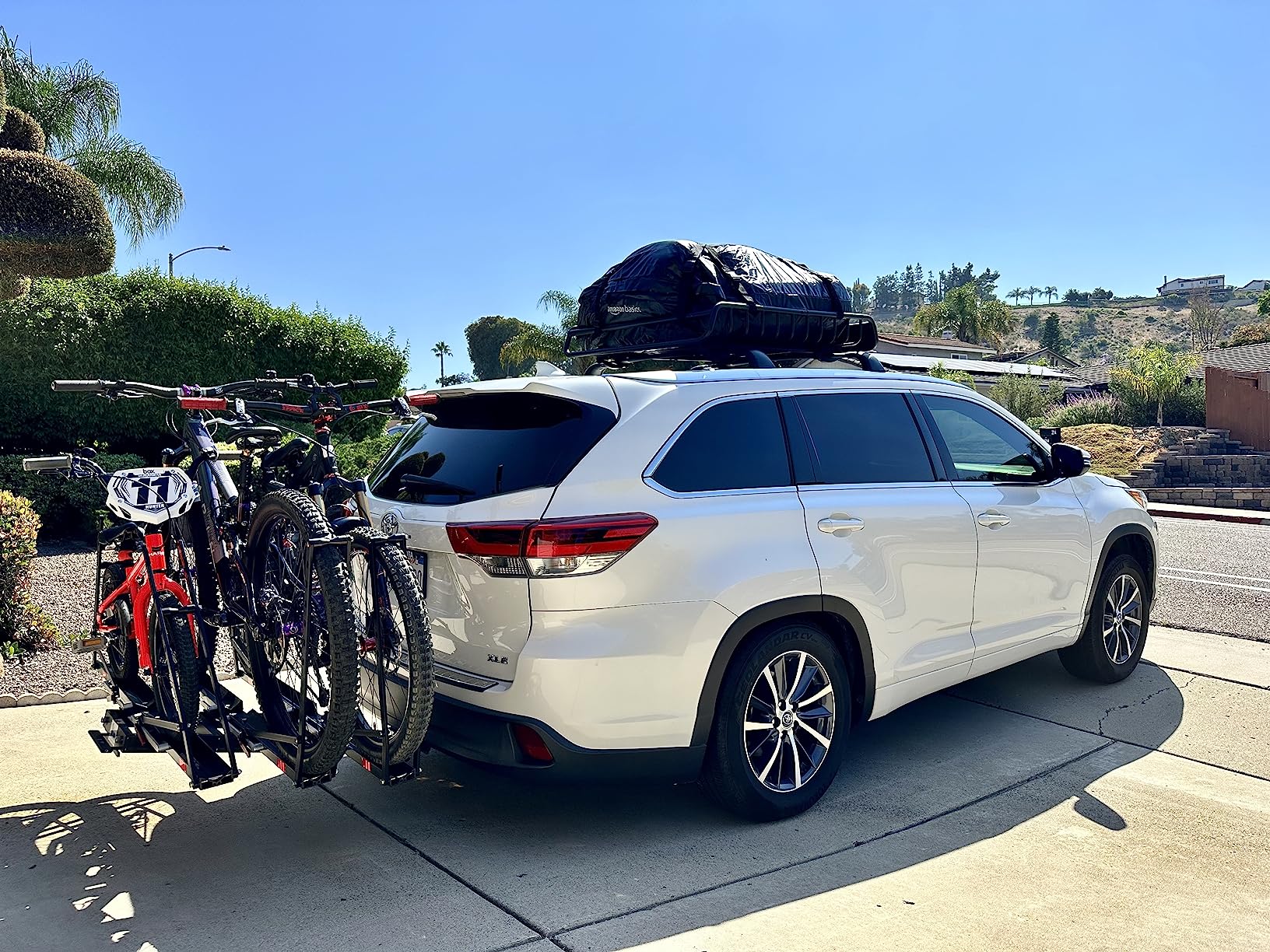 9/mo Finance Amazon Basics Rooftop Cargo Carrier Bag, Black, 15