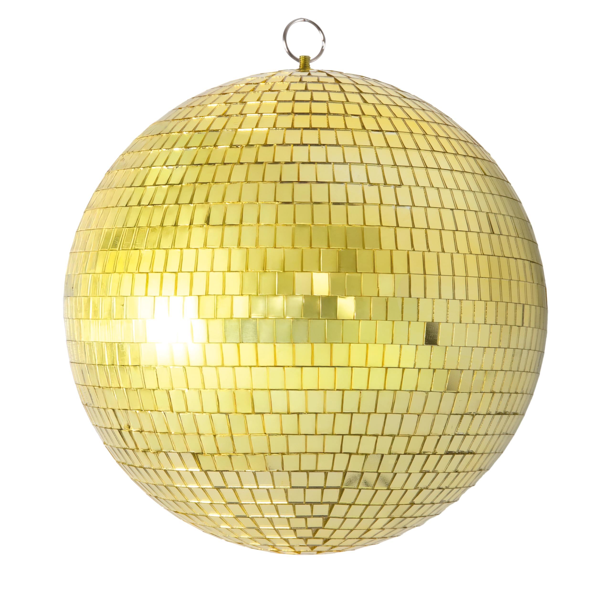 P'tit Clown - 24284 - Boule à Facettes - Ø 30 cm - Indispensable pour Vos Soirées Disco ! - Polystyrène - Or