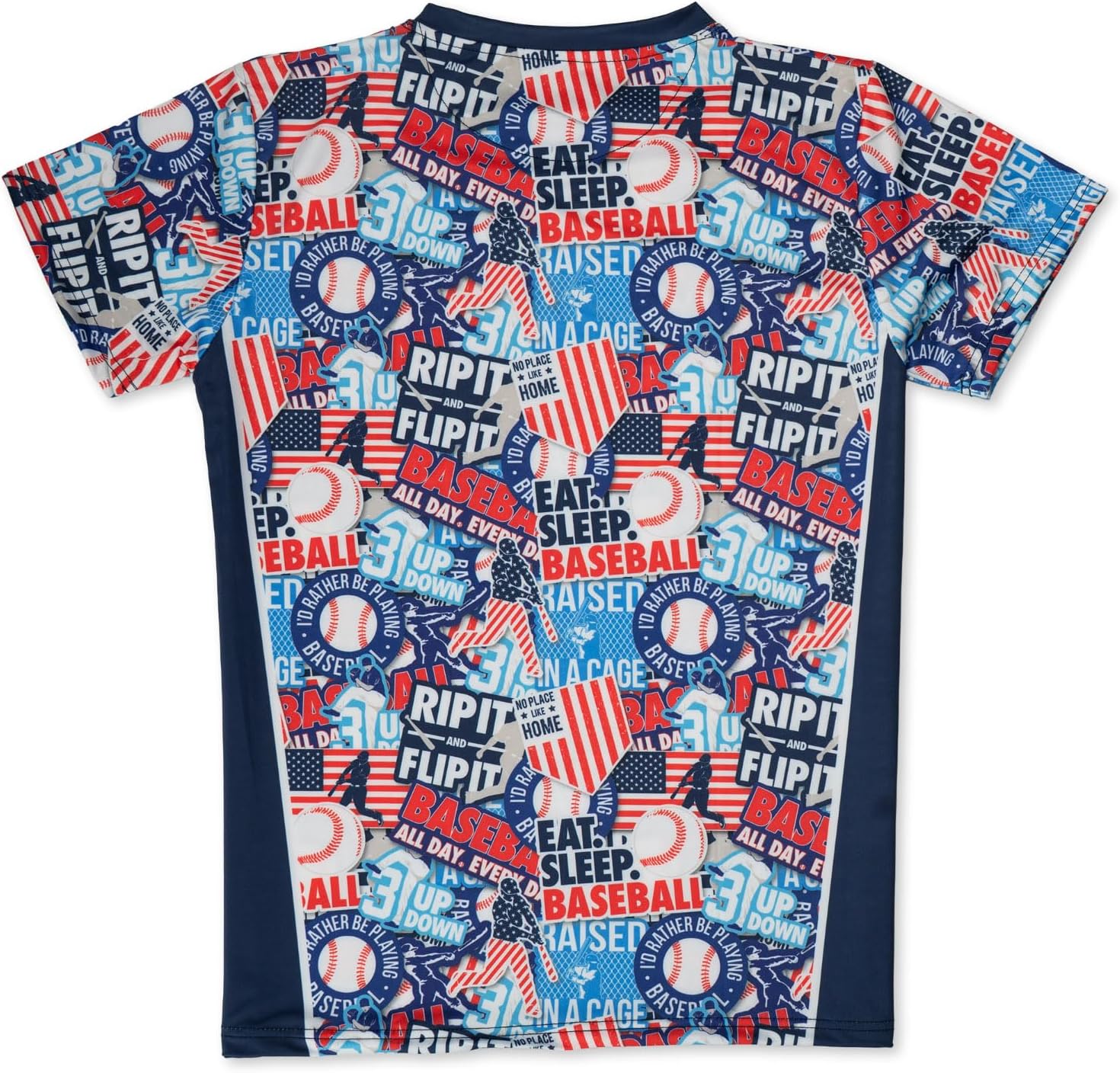 ChalkTalkSPORTS Baseball Graphic Tee - Short Sleeve - Performance Player Tech Tee - Youth & Adult Sizes - Multiple Designs