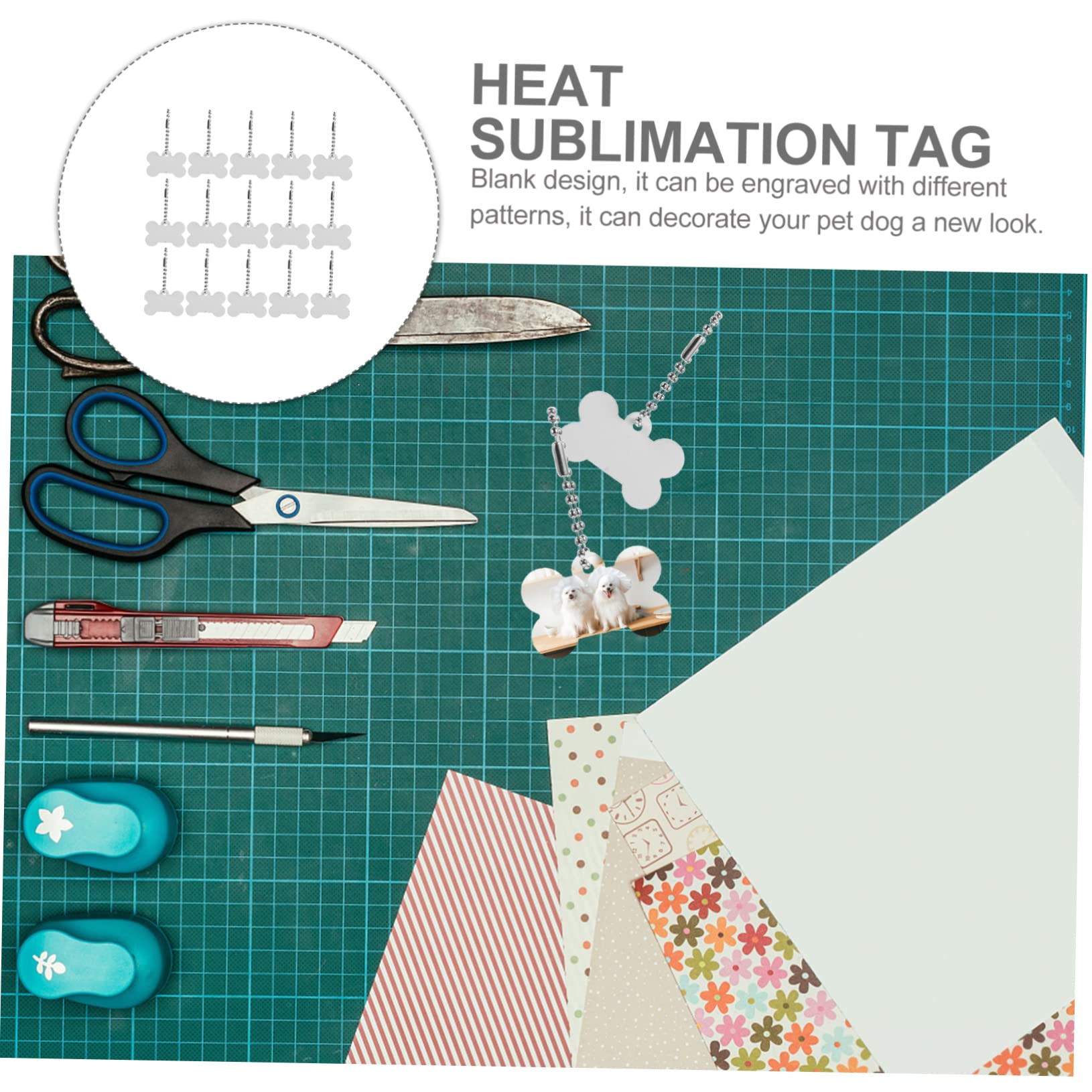 FOMIYES 4 Juegos De Placas De Identificación Para Sublimación Diseño De Aleación De Aluminio Para Suministros (20 Unidades)