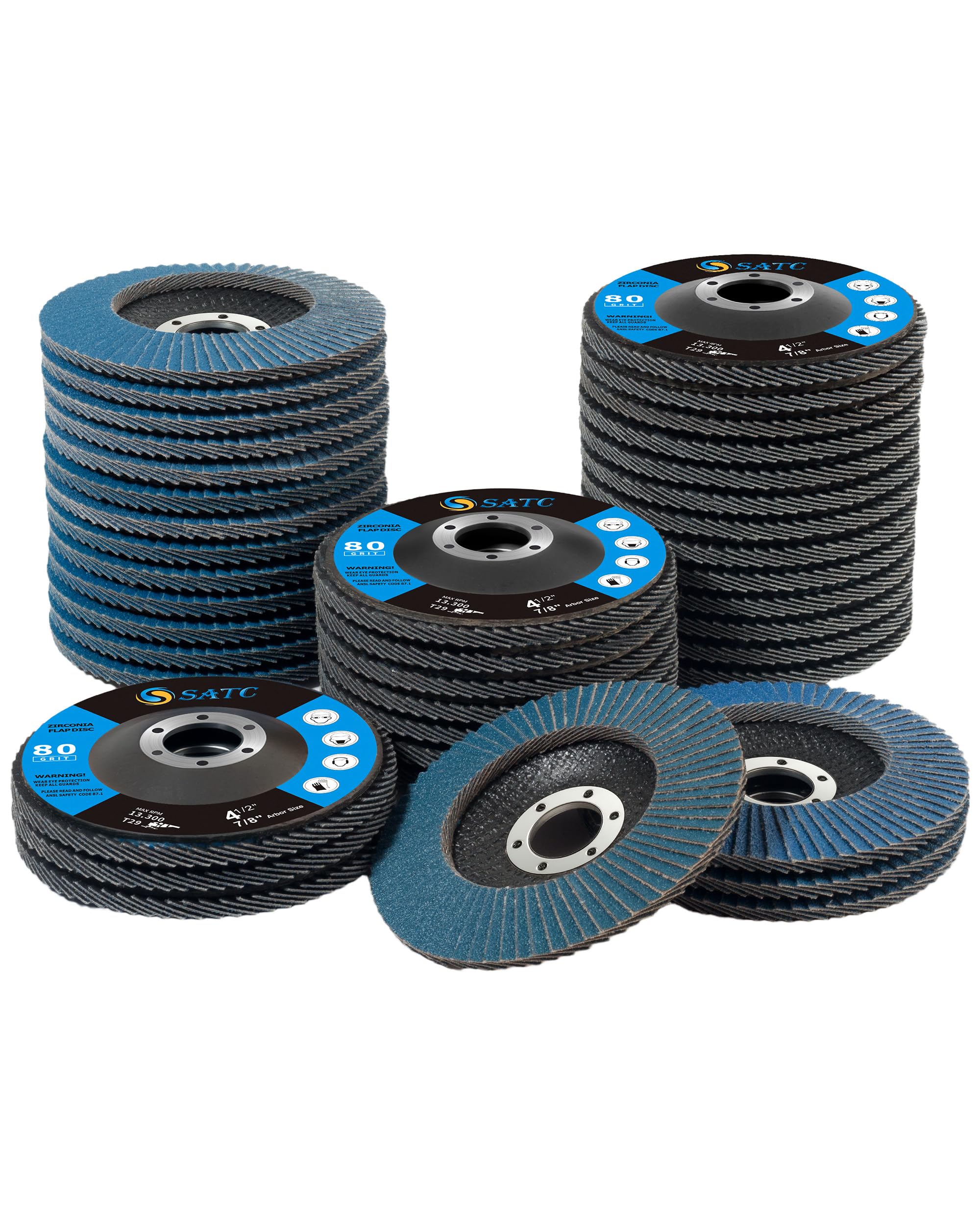 S SATC Flap Discs - Angle Grinder Sanding -19