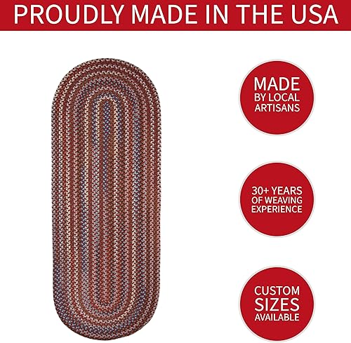 Miniatura 77 de Tapete reversible de lana, texturizado, grueso, trenzado. , Lana, Azul (Blue Dragon) Roca Negra,Azul (Blue Dragon),Mezcla azul y verde,Rojo