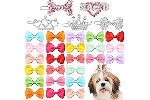 Janinka Pet Hair Accessories: 29 Pcs Dog Hair Bows for Medium Sized Dogs