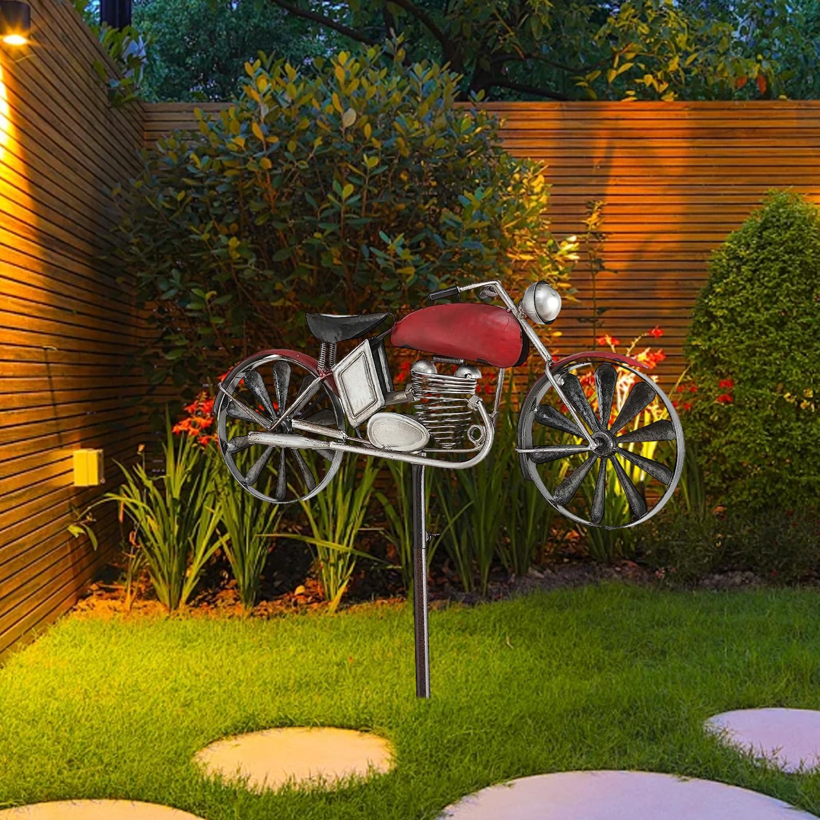 Windrad Garten Metall 3D Windmühle Garten-Deko - R Produktbild-Vorschau 6
