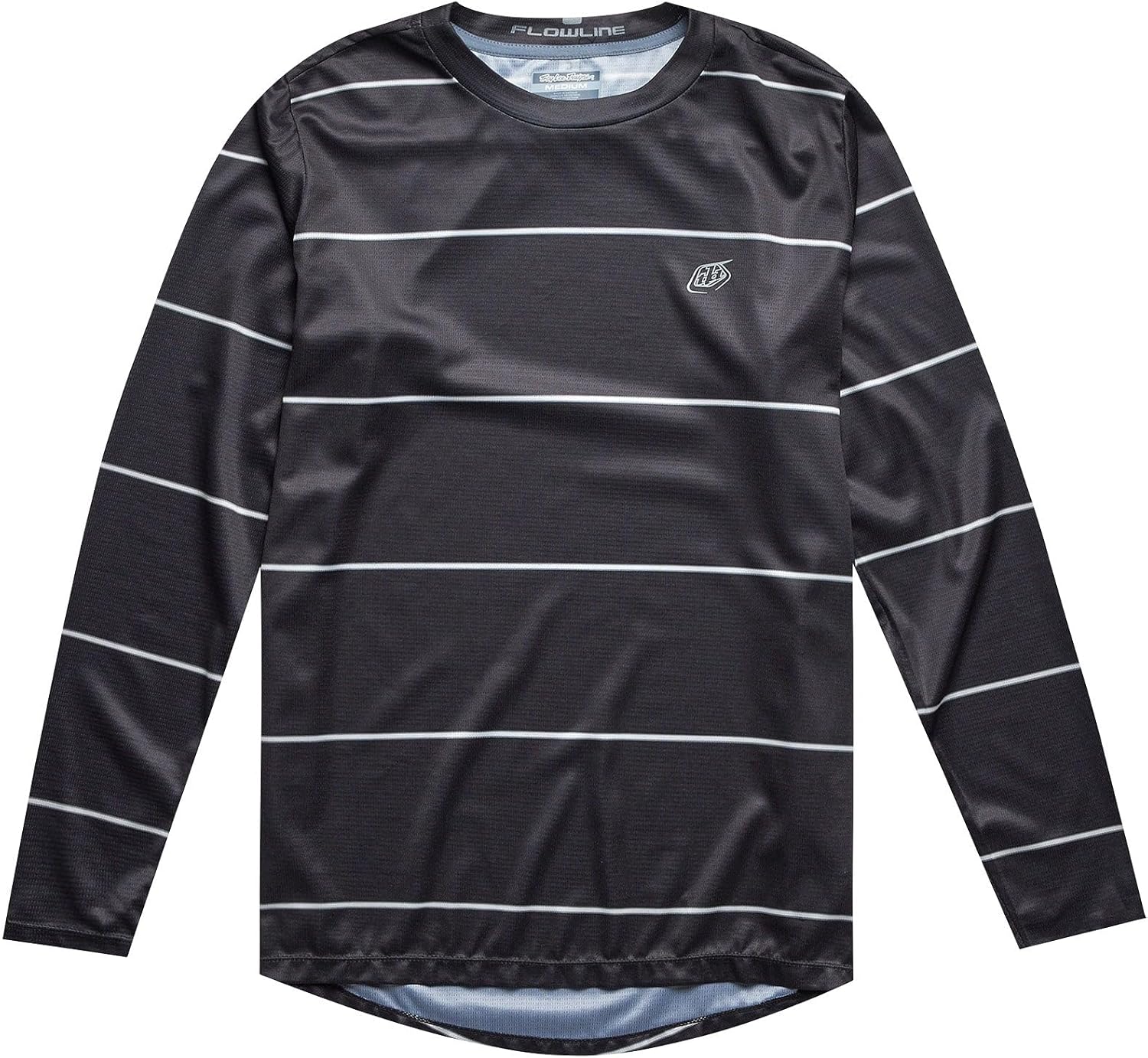 Troy Lee Designs Cycling MTB Bicycle Mountain Bike Jersey Shirt for Men, Flowline LS Revert (Black, XX-Large)
