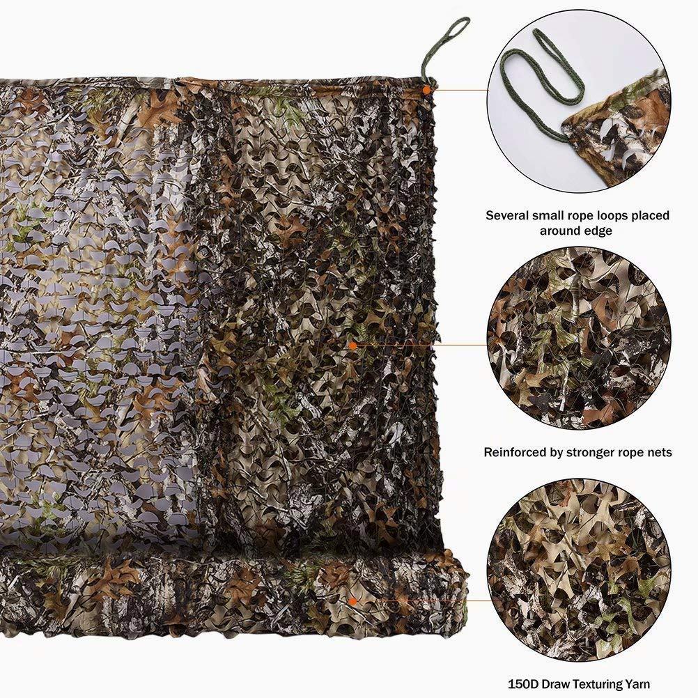 Tongcamo 150D Malla Camuflaje Red Caza Estor para Caza Parasol Decoración Valla Fiesta — view 38