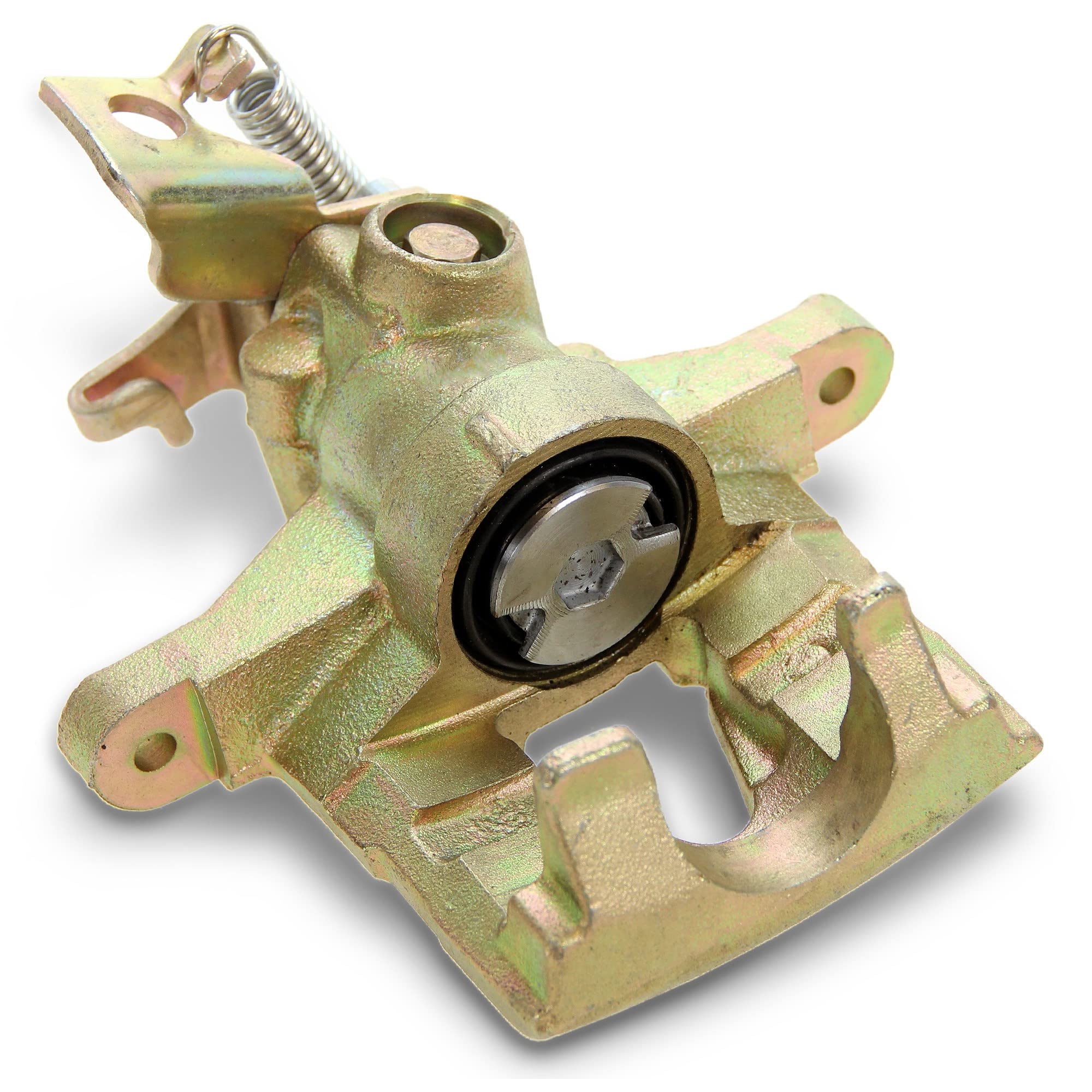 ATEC GERMANY 1x Pinza de freno trasera izquierda con freno de estacionamiento integrado pinza, compatible con FORD MONDEO Mk3 (B5Y), MONDEO Mk3 Notchback (B4Y)