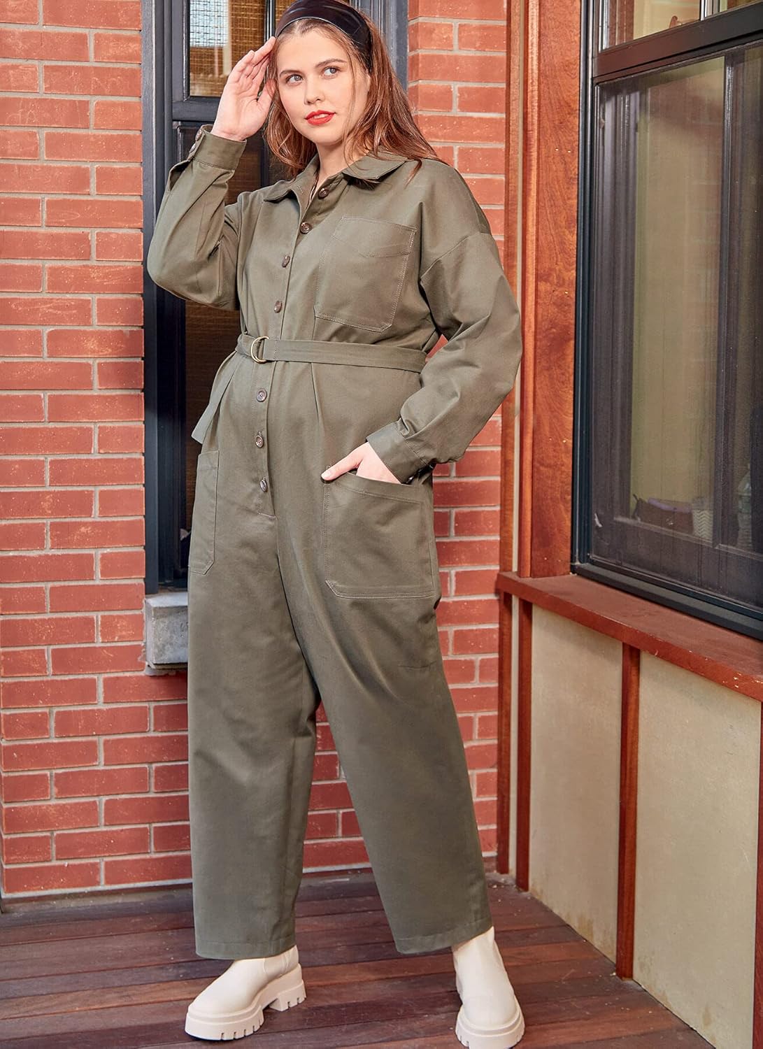 McCall's Sewing Pattern M8243 - Misses' and Women's Romper, Jumpsuits and Belt, Size: RR (18W-20W-22W-24W)