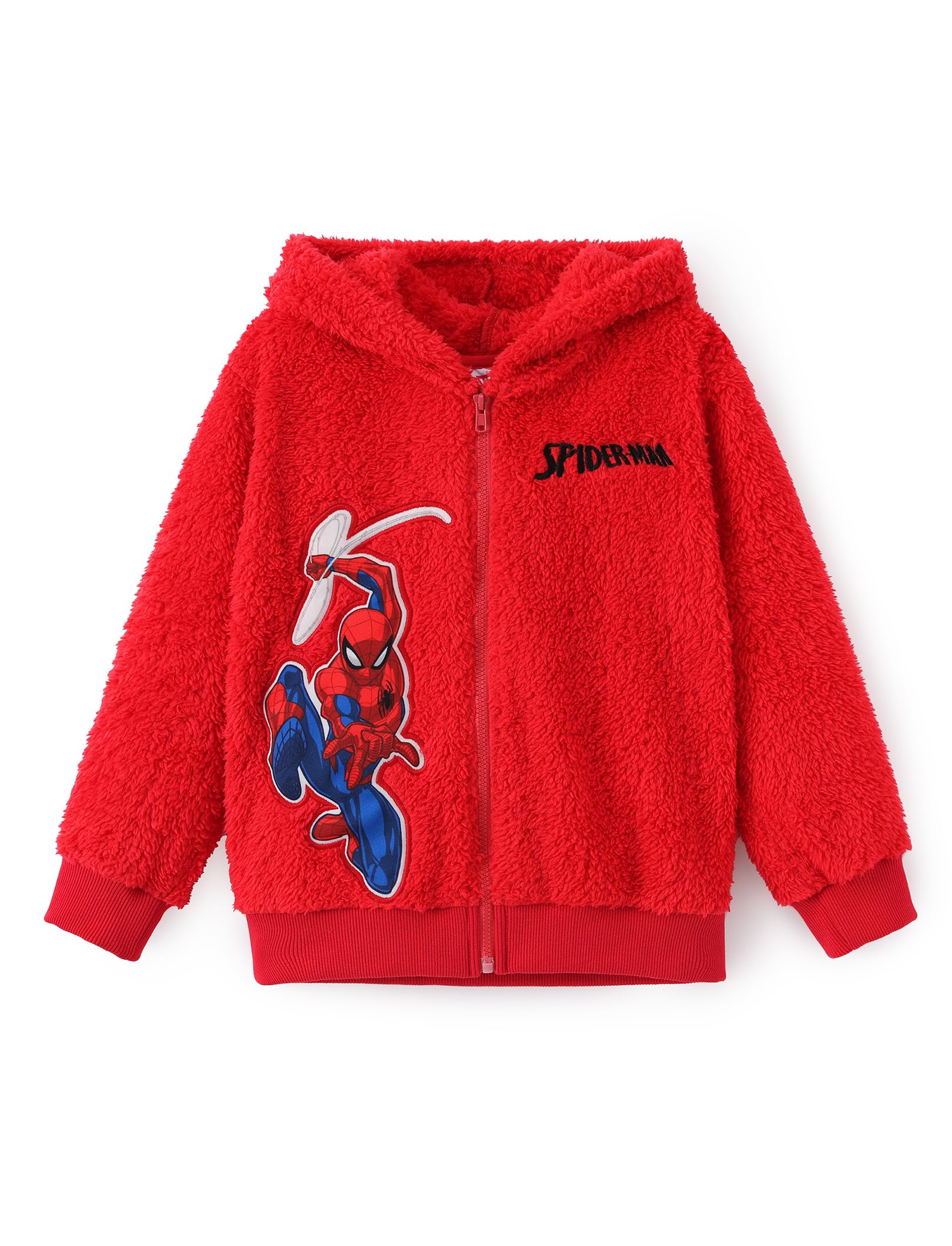 Disney Girl/Boy Fleece Jacket Zipper Sherpa Fuzzy Hoodie Winter Coat 2-13Y