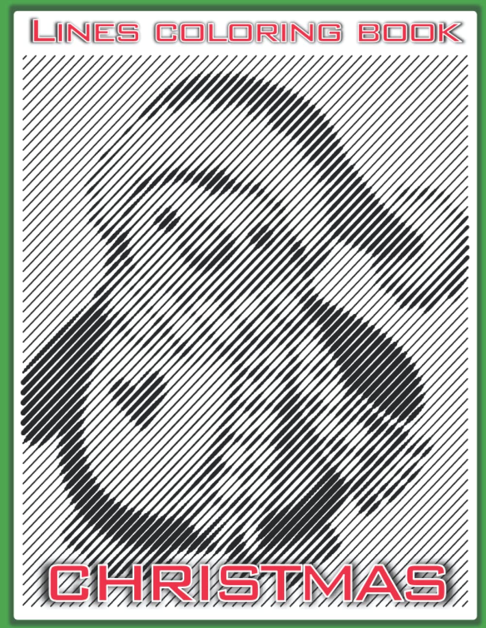 Lines coloring book: Christmas - Dots lines spirals coloring book (Relaxation & Stress Relief)