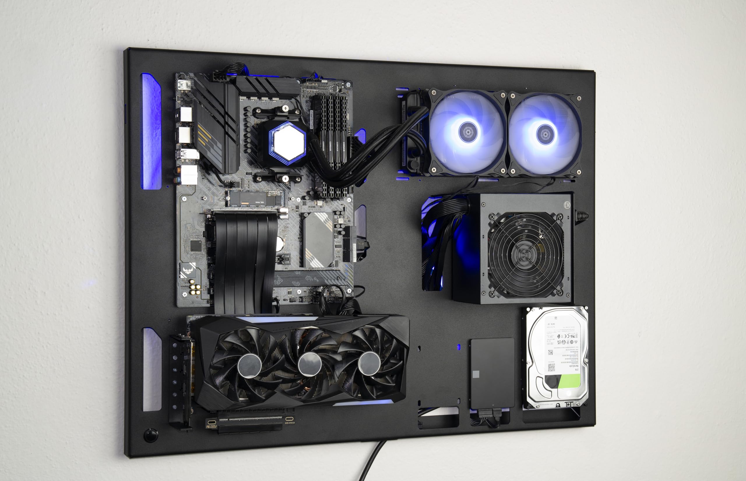 ABK Design, custodia per pc da parete, custodia per pc da gioco