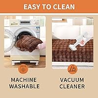 Vista 7 de Funda impermeable para cama de perro, funda antideslizante para sofá lavable para perros, funda protectora de piel sintética para sofá de mascotas