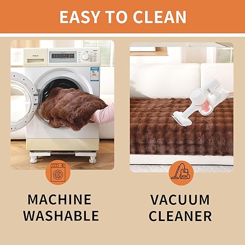 Miniatura 7 de Funda impermeable para cama de perro, funda antideslizante para sofá lavable para perros, funda protectora de piel sintética para sofá de mascotas