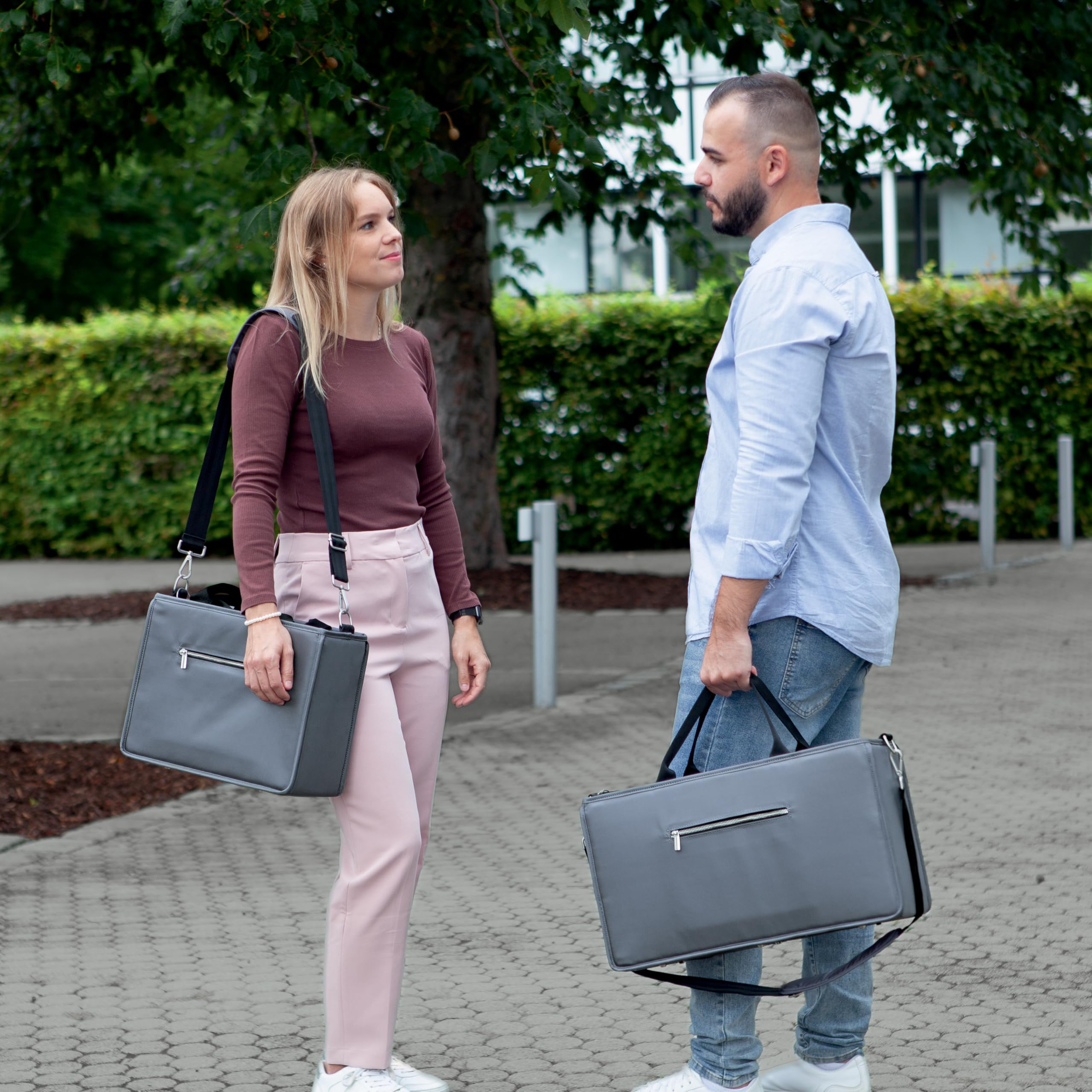 Sigel BA412 Desk Sharing Bag Premium, Organizer für mobiles Arbeiten