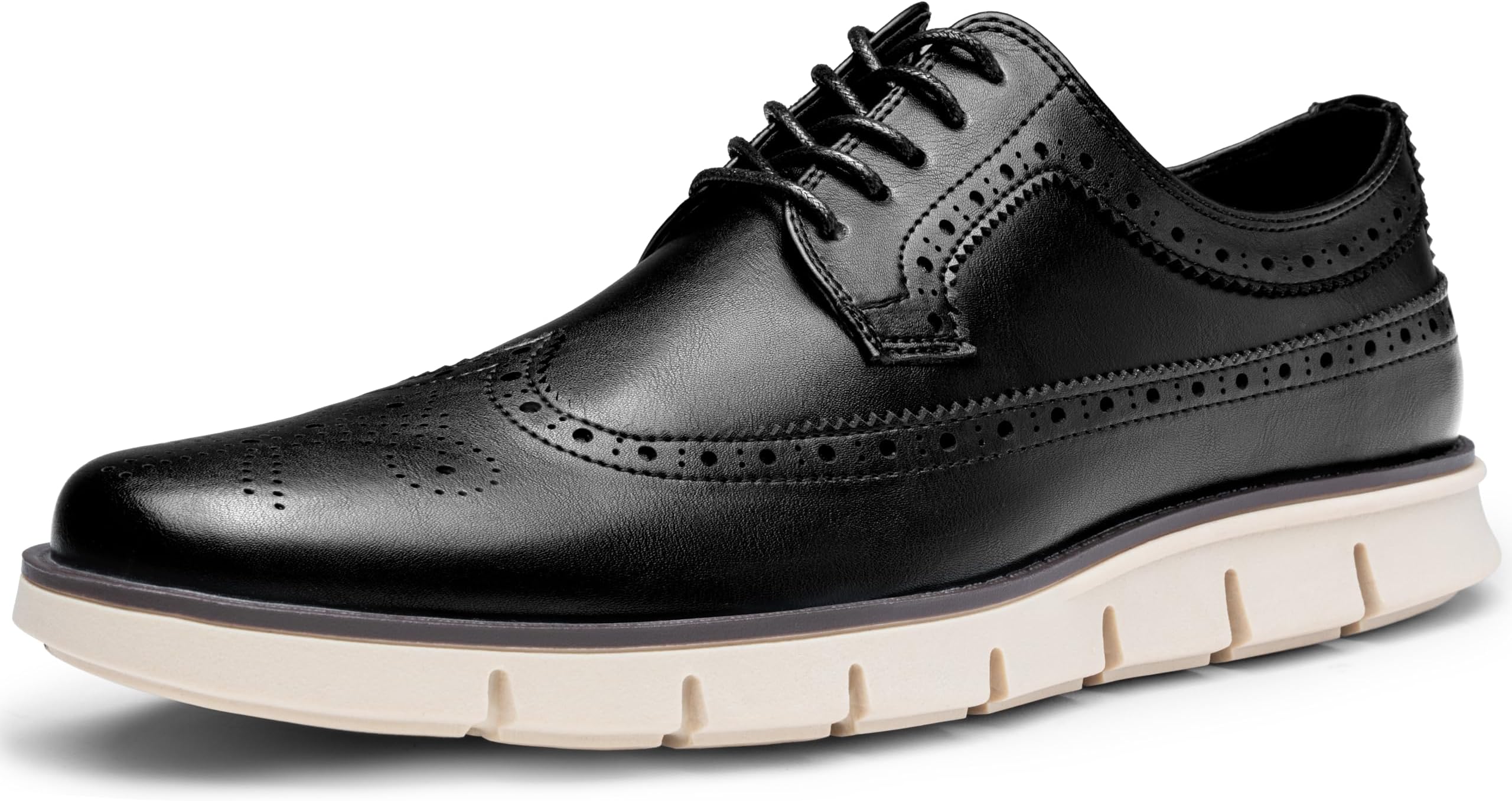 Jousen Mens Dress Shoes Men's Casual Dress Shoes Comfortable Business Dress Shoe for Men(AMY9054A Black 09)