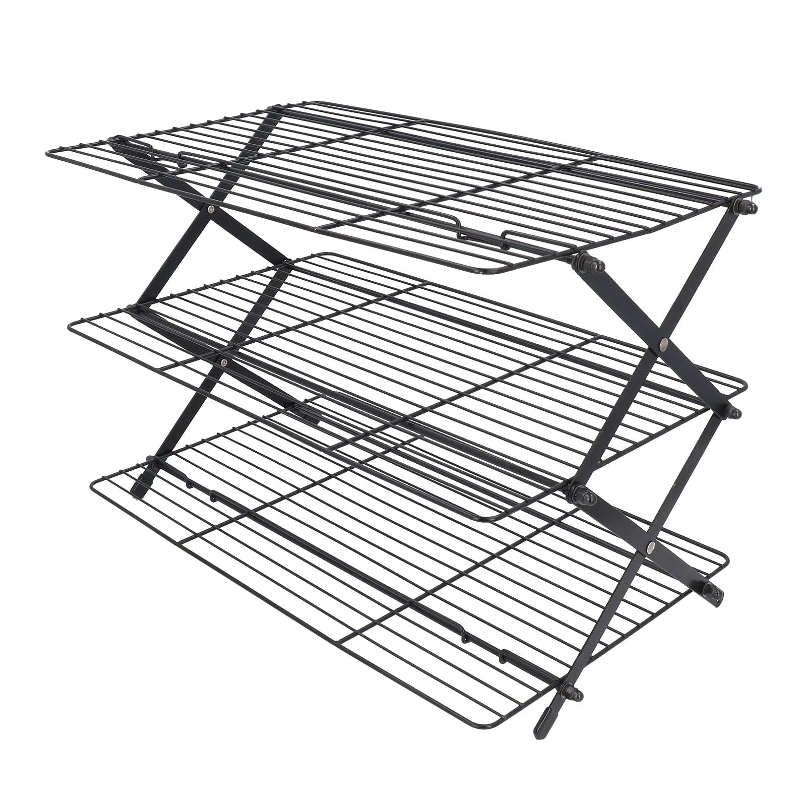 Grille de Refroidissement Pliable en Fer Rectangulaire, Support