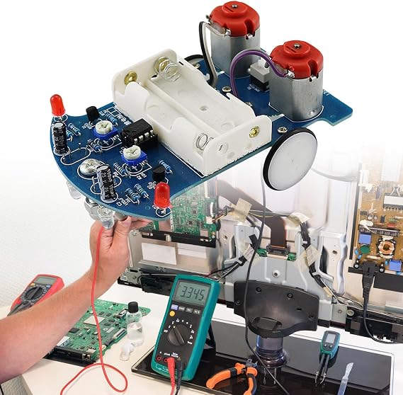 Programmable Line Tracking Car High Accuracy Sensorings Customizable Route Easy to Assemble for Enthusiasts Easy Assembly Line Follower Set Intelligent D25 Robot 3V LM393 1PC