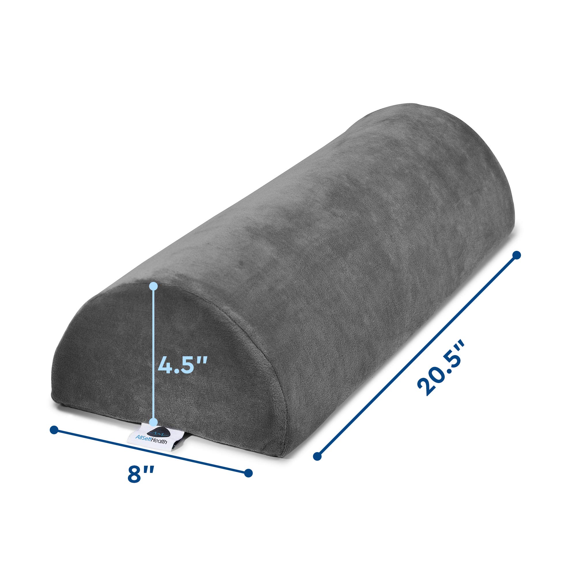 Buy Large Half Moon Bolster Pillow for Legs, Knees, Lower Back and Head