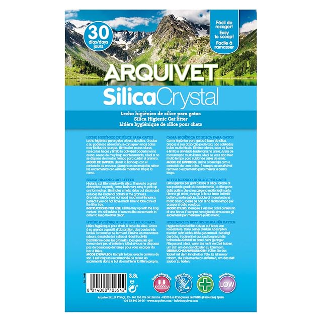 Foto 4 de 4 de Arquivet Silicacrystal, Neutro, 3.8 L