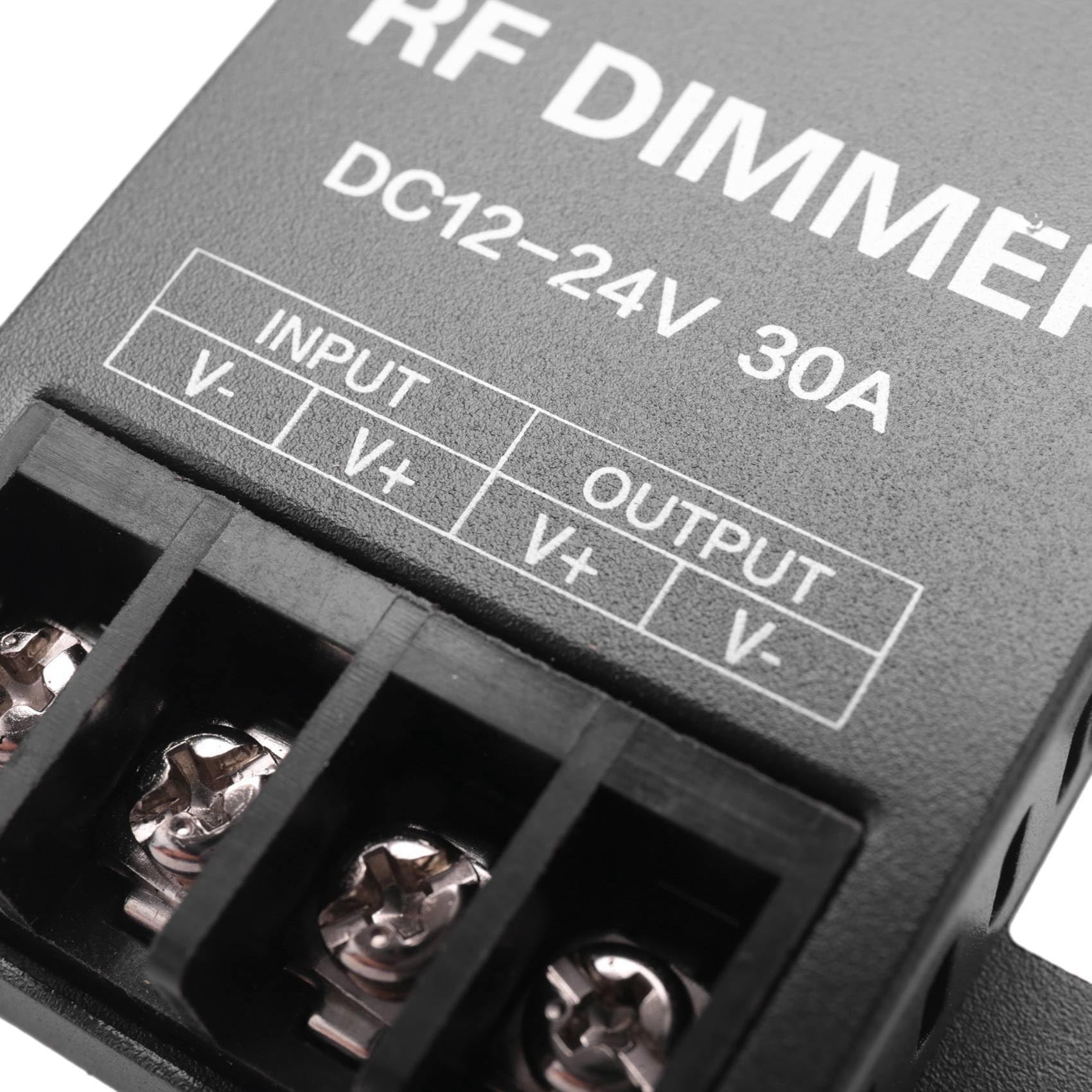 5X 12V LED Dimmer Wireless Luminosità 3 DC 12V- 24V 30A 360W 720W per 5050 3528 Strisce Luminose Monocolore