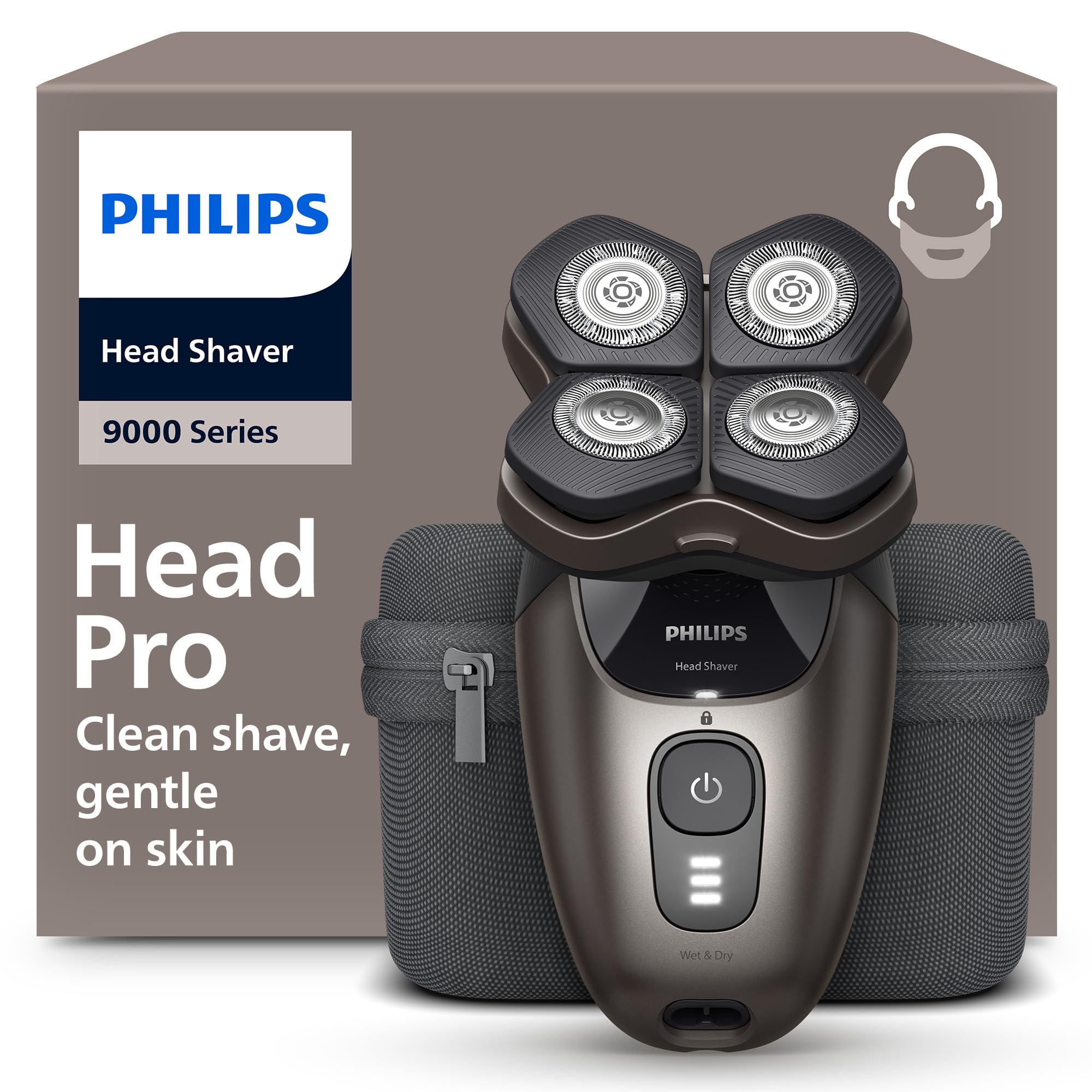 Rasoir Tête Philips Head Shaver Pro 9000 - Confort et Précision