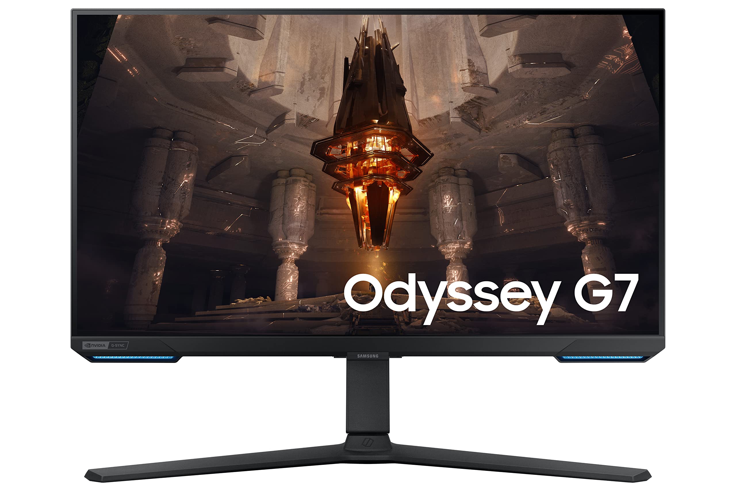 Samsung 28-inch(70.8cm) Odyssey G7 Gaming, UHD 4K, 144Hz, 1ms, HAS, IPS Panel, G-Sync Compatible, HDR 400, Smart TV Experience, (LS28BG700EWXXL, Black) (B0CC55P4R8) Amazon Price History, Amazon Price Tracker