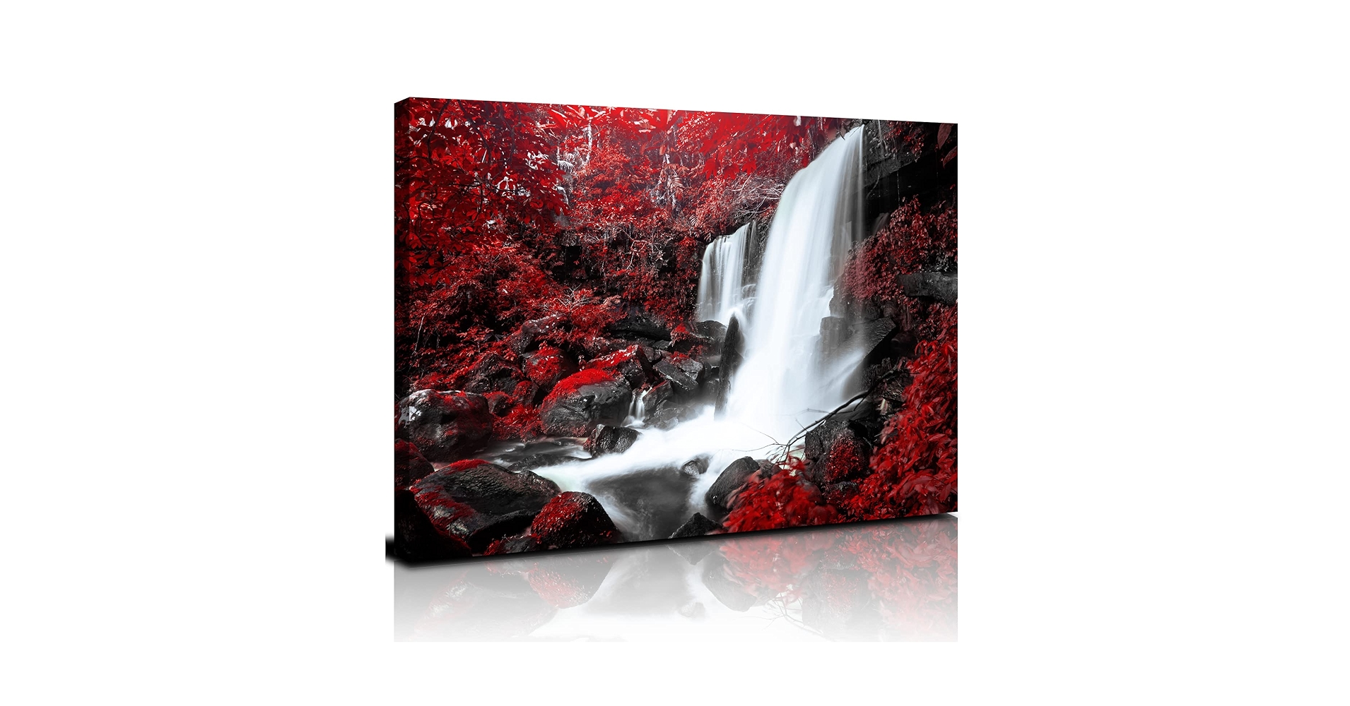 Amazon.com: Nature Forest Wall Art Mountain Waterfall