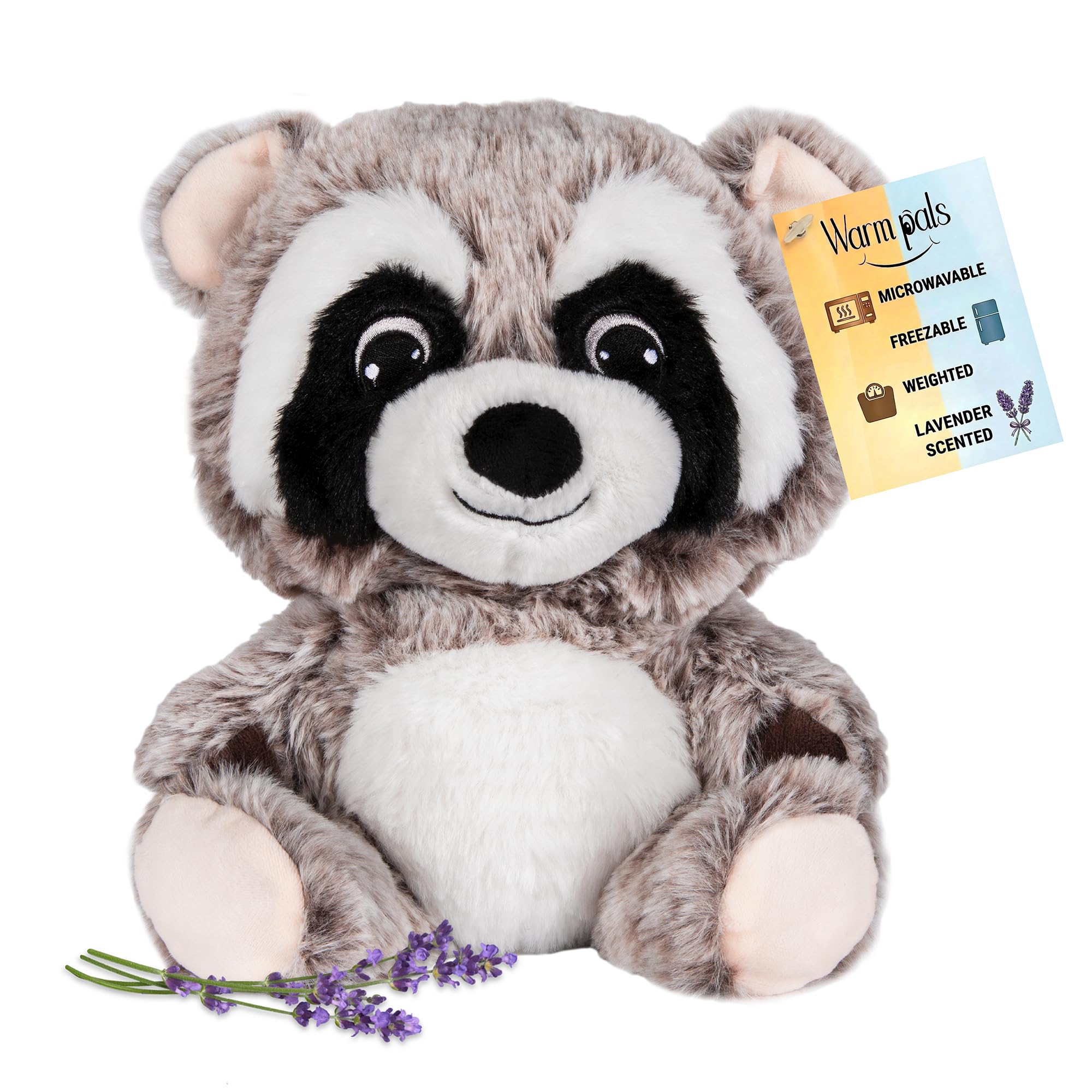Amazon.com: Warm Pals Remy Raccoon, Microwavable Weighted Plush