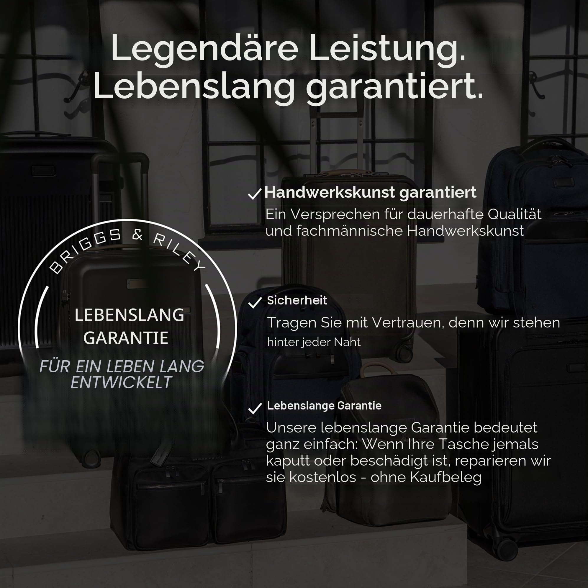 Briggs & Riley Reisetasche, Weekender und Übernachtungstasche für Damen und Herren, weiche Reisetasche, Schwarz, 22 Inch Garment Duffle Bag