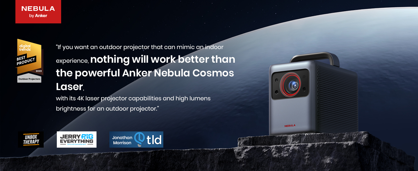 Amazon.com: NEBULA Cosmos Laser 1080P Projector, Outdoor projector