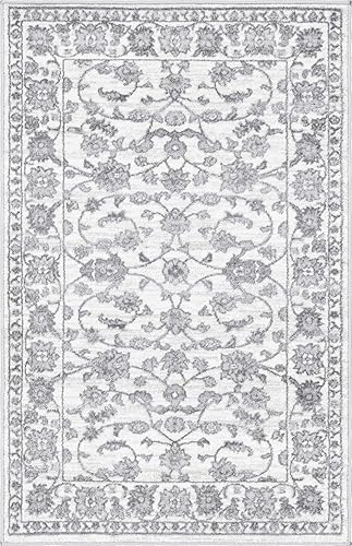 Miniatura 11 de Unique Loom Boston Collection - Alfombra rectangular de 3 pies 3 pulgadas x 5 pies 3 pulgadas, color blanco, gris y marfil