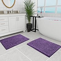 Vista 21 de Walensee - Alfombra grande para baño, antideslizante, 24 x 60 pulgadas color beige, absorbente y muy suave, felpilla peluda, extragruesa, lavar