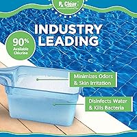 Vista 4 de Rx Clear Cloro granular para piscina de 25 libras Uso como bactericida, algicida y desinfectante en piscinas, jacuzzis y spas Estabilizado