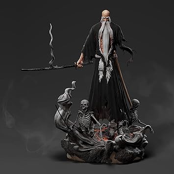 Amazon Co Jp 一番隊 山本 元柳斎 重國 残火の太刀 Ver 1 6スケール 塗装済み完成品フィギュア B W S ホビー