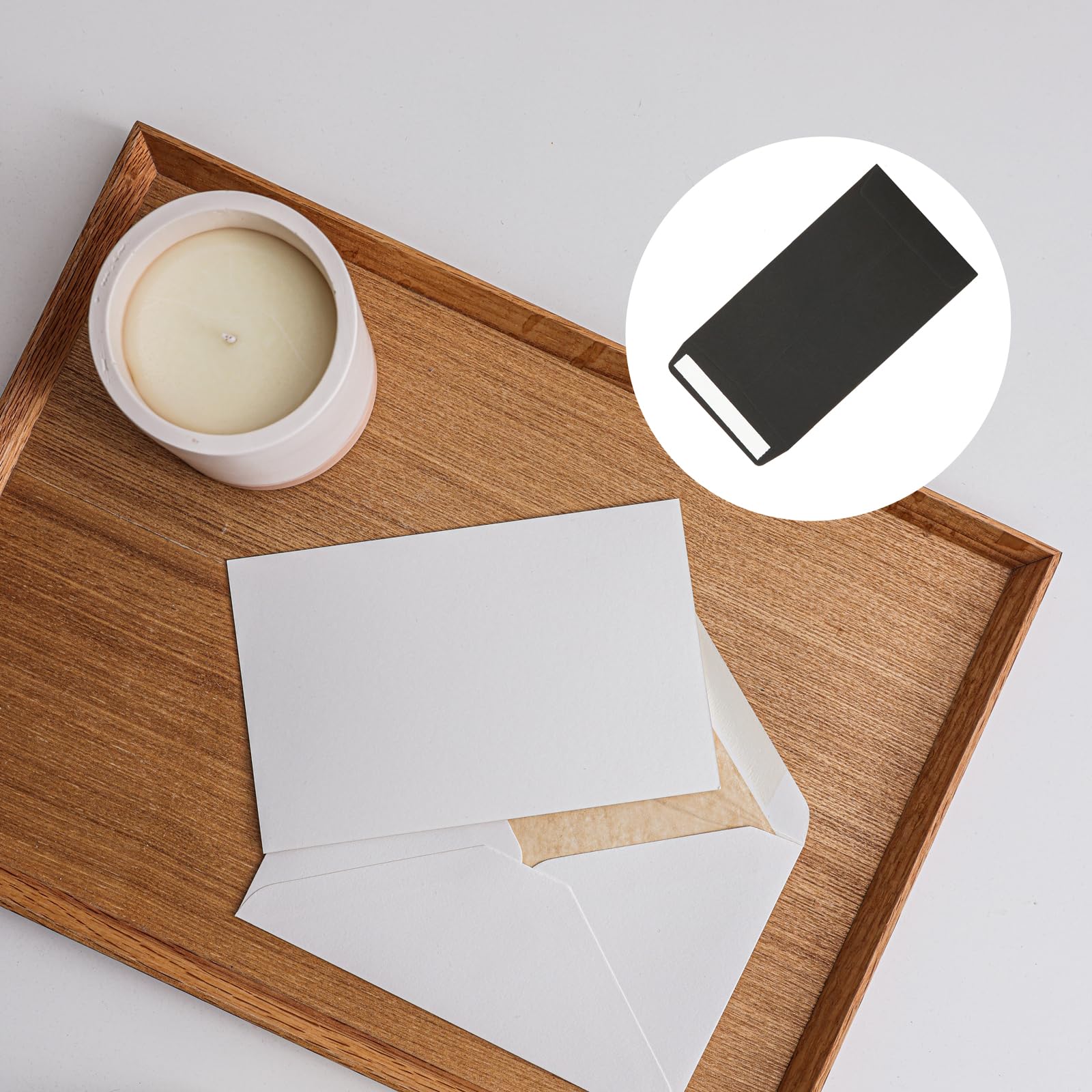 100 Buste Kraft Nere 10x6cm Autoadesive - Per Semi, Monete, Francobolli, Piccoli Oggetti - Foto 4