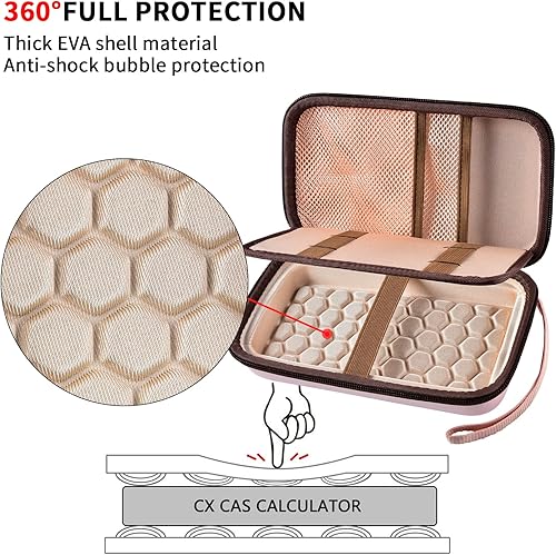 Miniatura 3 de Funda compatible con Texas Instruments TI-Nspire CX II/TI Nspire CX/TI-NSPIRE CX-II T CAS/para calculadora gráfica a color TI-84 Plus/TI-83 Plus CE