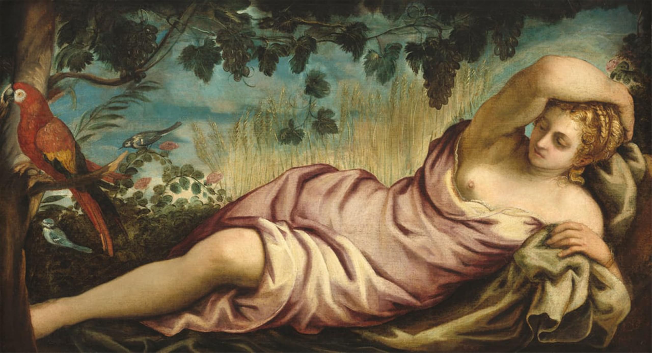 ARTXLXXBN Famous Print Painting Colorful Art Print Summer by Jacopo Robusti Tintoretto Canvas Art Decorations for Home Decor 60x90cm