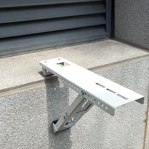Miniatura 13 de Soporte de aire acondicionado de ventana ligero, hasta 85 libras, se adapta a unidad de A/C btu de 5K-10K