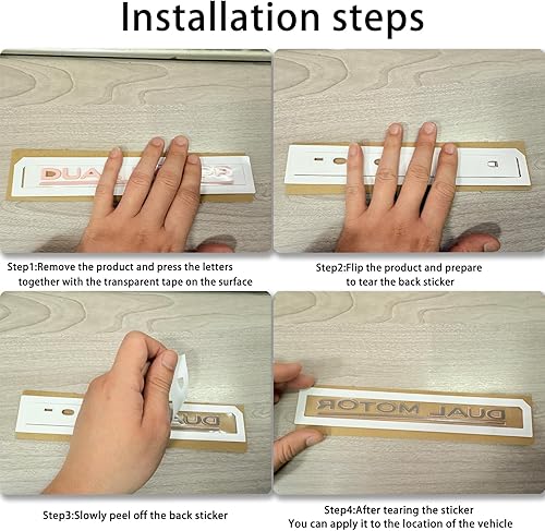 Vista 5 de Adhesivo trasero YJ-DM (DM-negro mate)