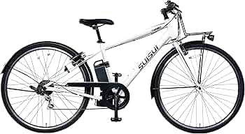 Amazon | SUISUI THE NEO 電動クロスバイク (ホワイト) | カイホウ