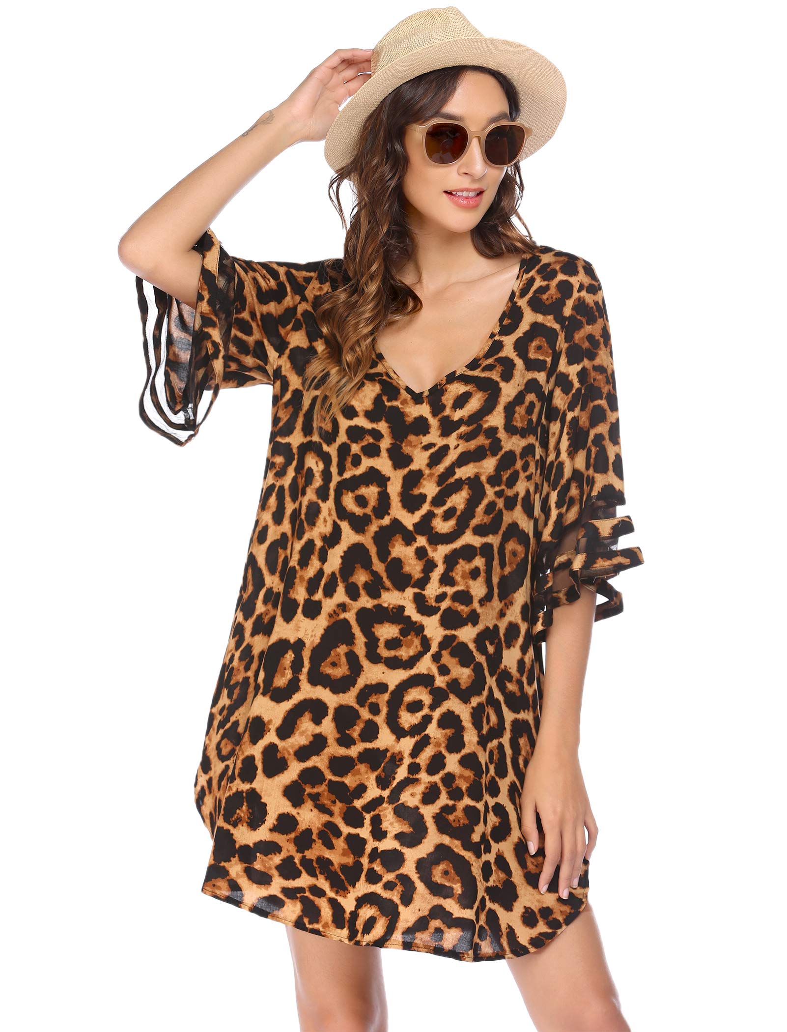 Balancora Poncho de playa para mujer, para cubrir el bikini, para verano, túnica, poncho.