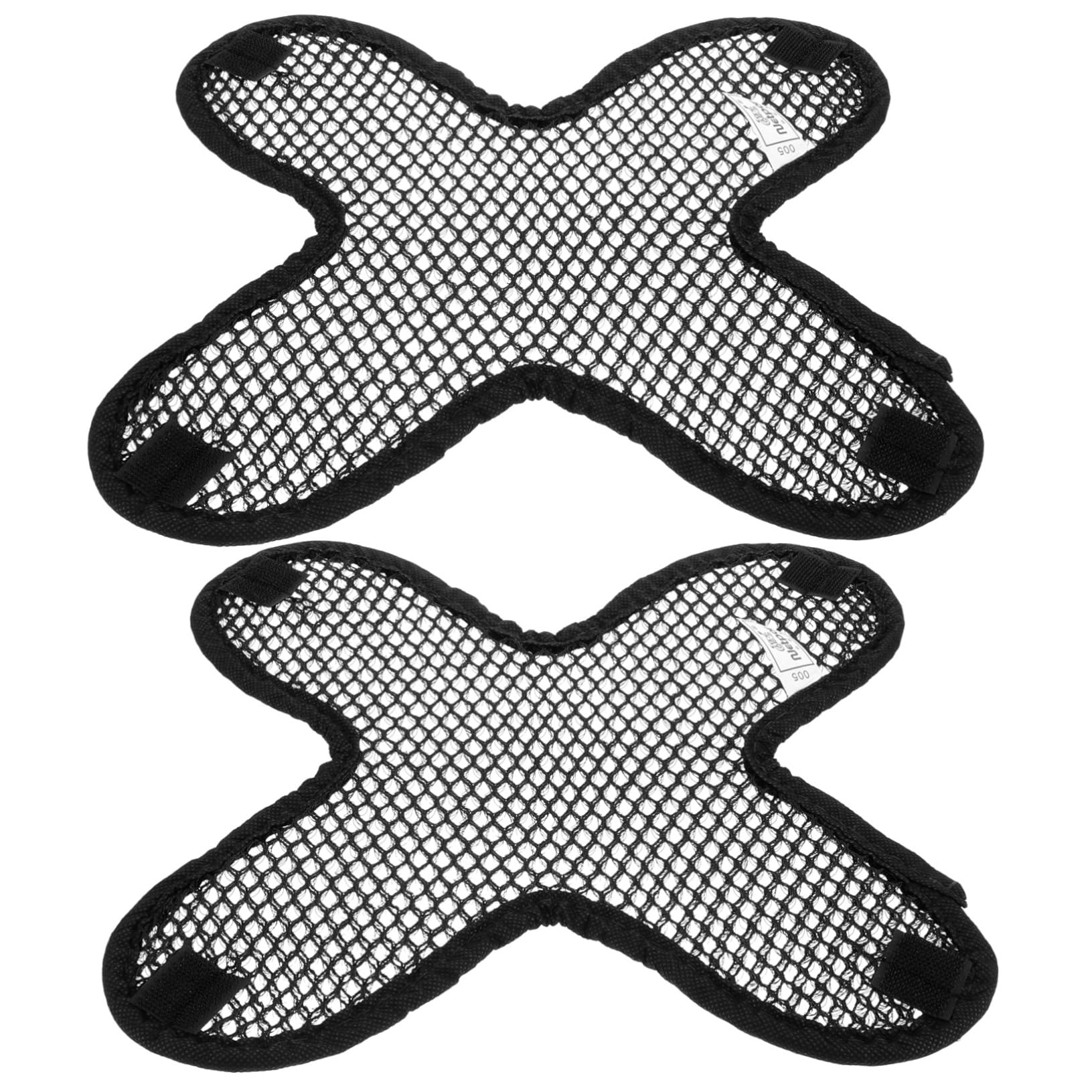 Sosoport 2pcs Breathable Motorcycle Liner Pads Sweat Absorption Cushions for Hot Weather Easy Installation Lightweight Compatible Types