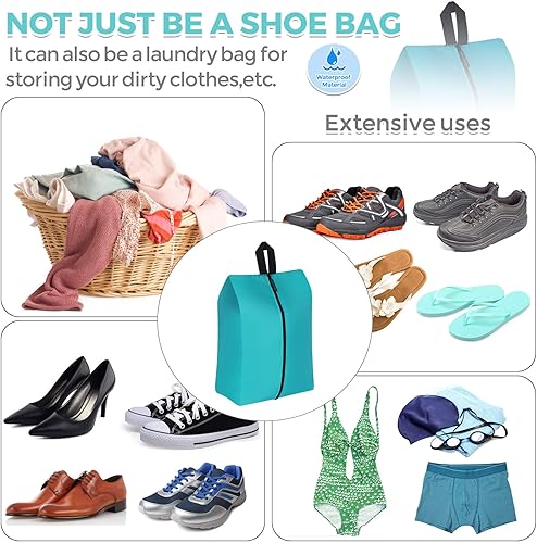 Miniatura 7 de Cubos de embalaje YAMIU. 7 piezas organizadoras para viaje, incluye bolsa de zapatos y 2 bolsas de aseo