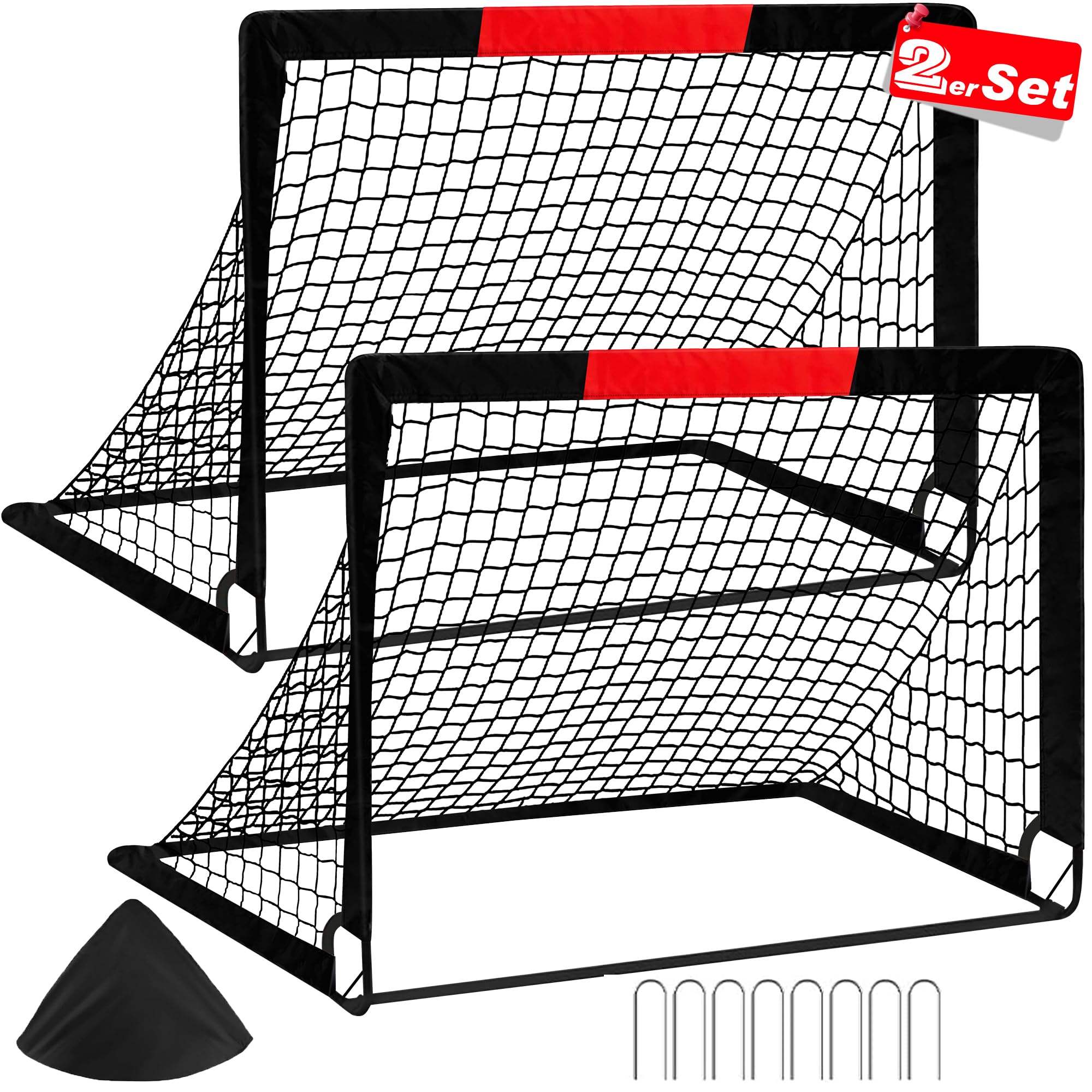 CATCHLUCK Porta Da Calcio Per Bambini, Set Di 2 Cancelli Da Calcio