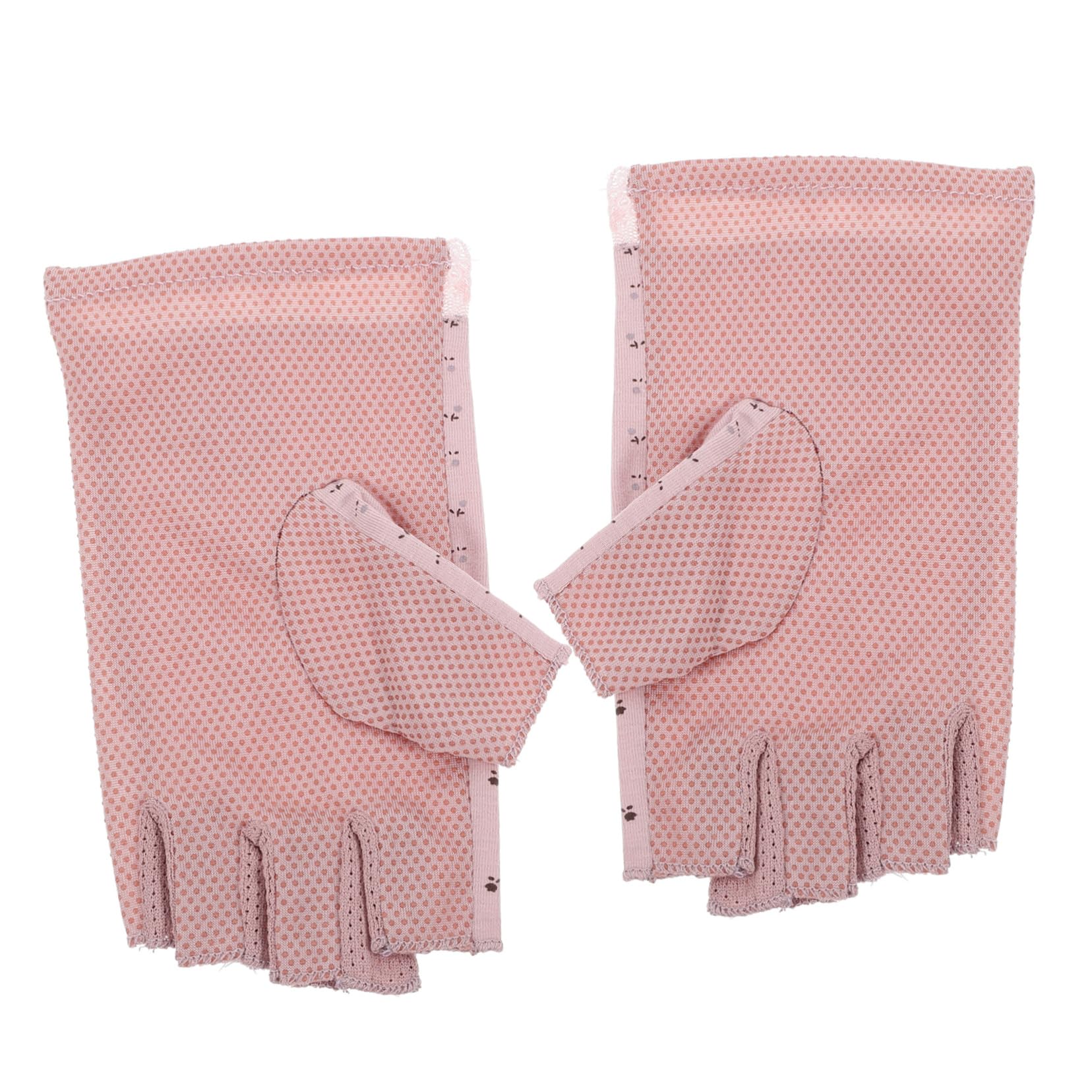 BESPORTBLE Summer Driving Gloves Women's Uv Blocking Half-Finger Manicure Gloves Comfortable Outdoor Activities