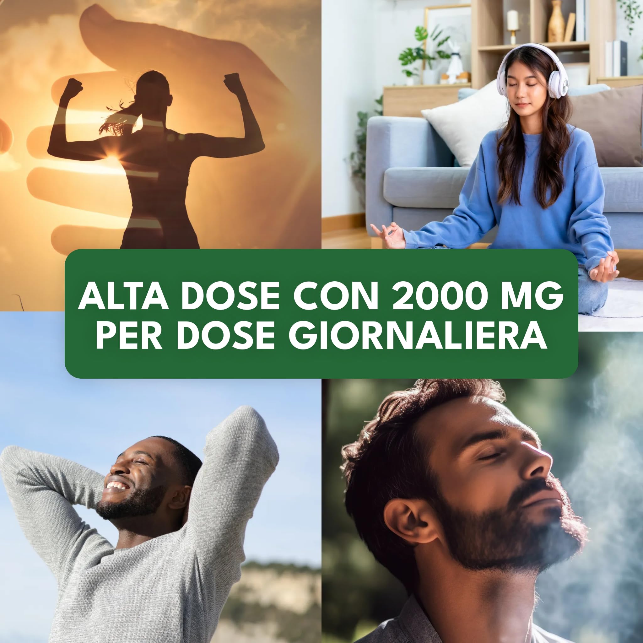Green Naturals® Spirulina capsule 2.000 mg per dose giornaliera – 240 capsule (scorta per 2 mesi) – polvere pura di Arthrospira platensis – vegano, senza additivi – prodotta in Germania