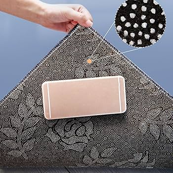 Amazon｜アクセントラグ 北欧風 モケット織 ヴィンテージ マット